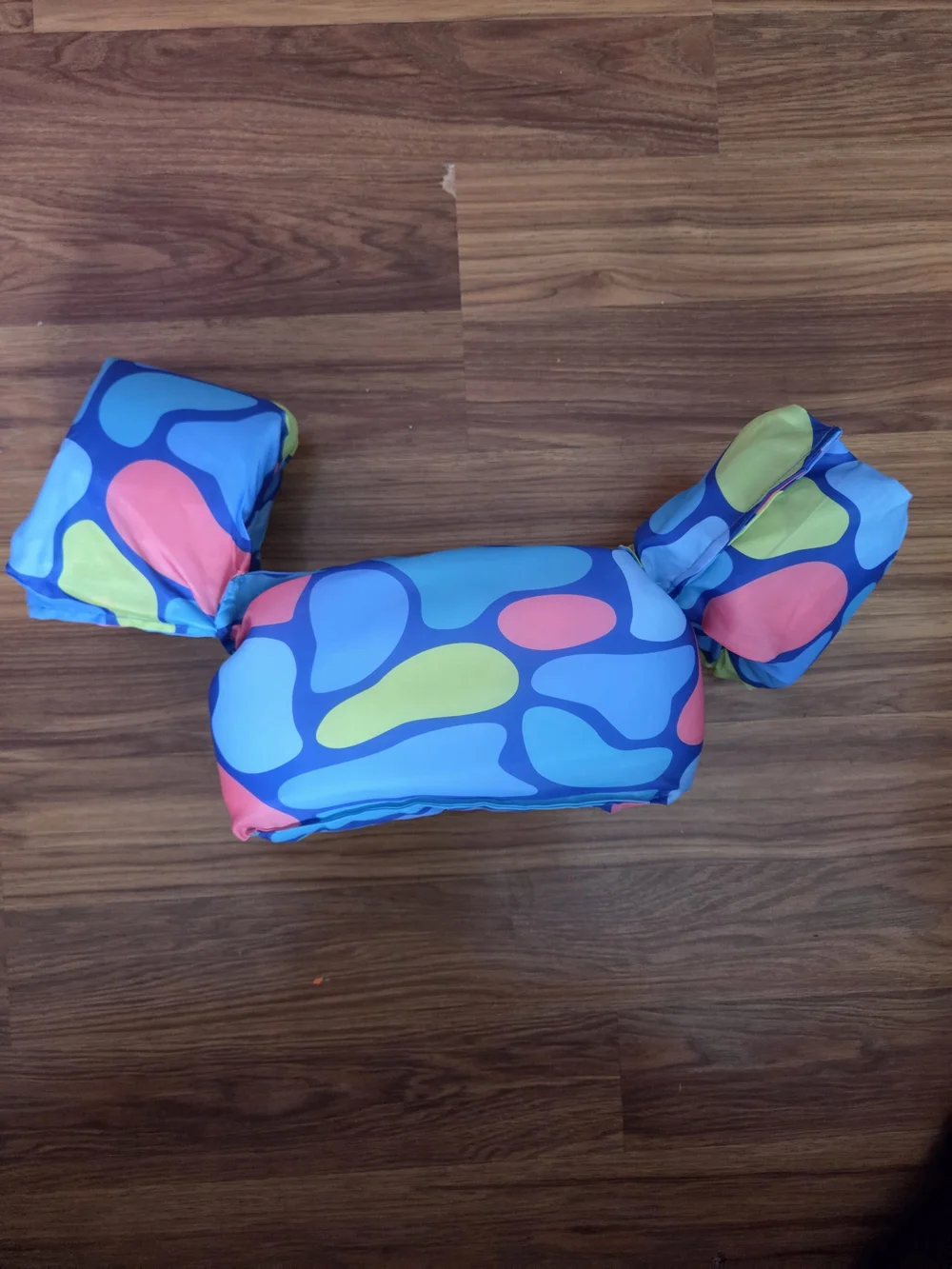 Kids Swim Vest with Arm Floaties 20 to 50 lbs Blue Colorful